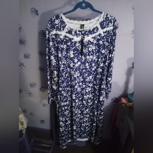 Marvmys Long Sleeve Nightgown